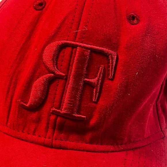 Roger Federer Red 3D embroidery Tennis Hat American Needle LOGO adjustable snap - Picture 11 of 11
